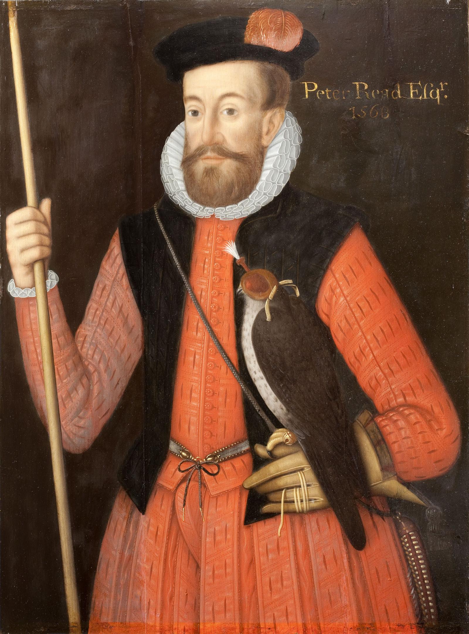 Artist Unknown, Sir Peter Reade, c. 1568. Oil on panel, 91.5 x 67.3 cm, © Norwich Castle Museum & Ar