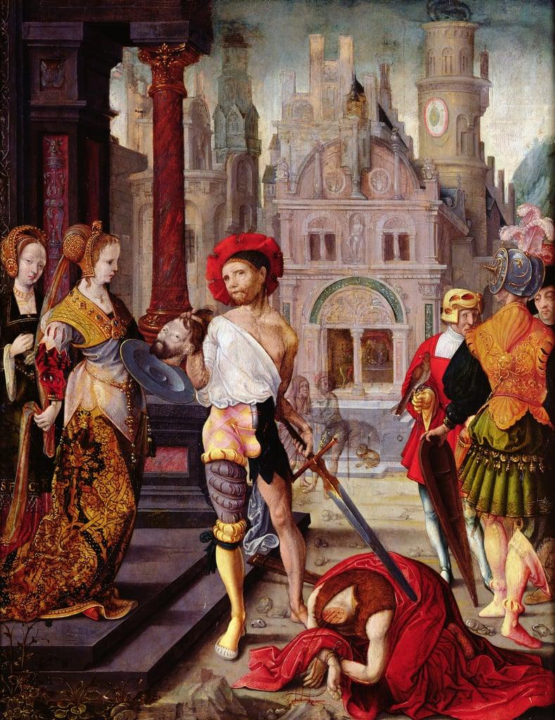 The Beheading of St. John the Baptist, 1525  by French school