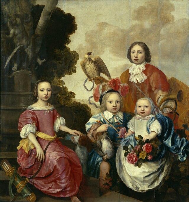 The children of mayor Tjaerd Gerlacius and Beerta Alting by Adam Camerarius  (fl. between circa 1644 and circa 1659)